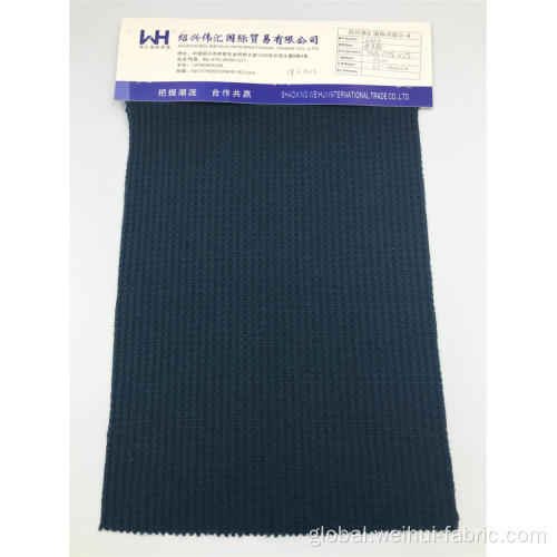 Custom Waffle Knitted Fabric High Quality Waffle Knitted Fabrics Dark Colour Fabrics Manufactory